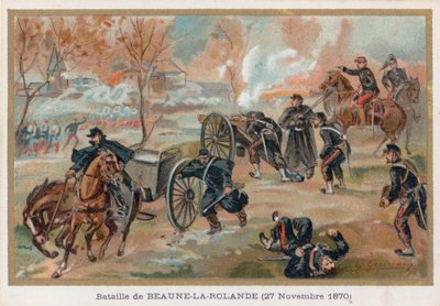 Bitva u Beaune-La-Rolande od French School