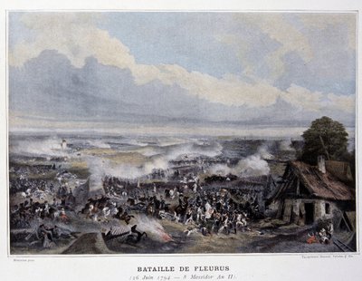 Bitva u Fleurus v roce 1794 - v „napoleonských bitvách“, konec 19. od French School