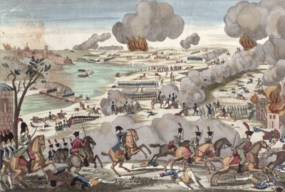 Bitva u Wagramu, 6. července 1809 od French School