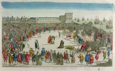 The Burning (barevné rytí) od French School