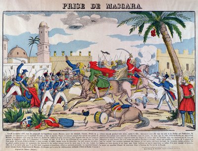 The Capture of Mascara Francouzi pod velením Bertranda Clauzela v roce 1835 od French School