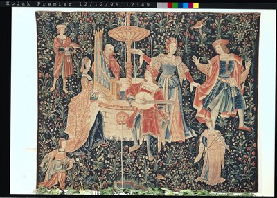 Koncert u fontány, dílna na Loiře, kolem 1570-80 (podrobnosti viz 87758, 19846) od French School