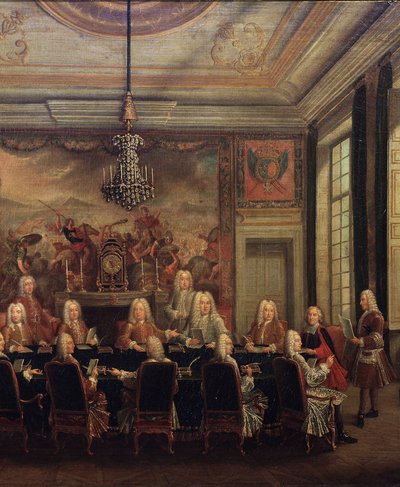 Regentská rada pro menšinu Ludvíka XV od French School
