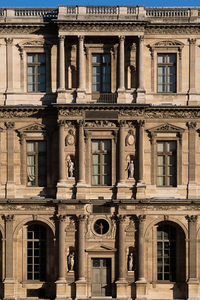 Cour Carree, severní strana od French School