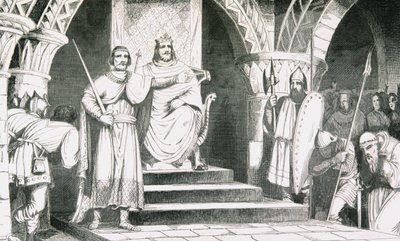 The Crowning of Chilperic II (670-720), z 