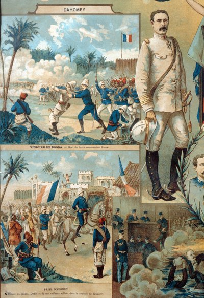 Kampaň Dahomey z roku 1892 od French School