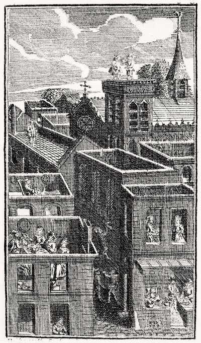 "Ďábel na dvou tyčích", c.1787 od French School