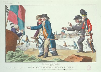 Angličané vstupují do svých měst, listopad 1803 od French School