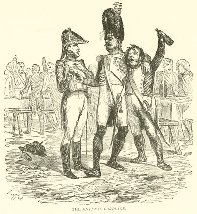 The Entente Cordiale (rytina) od French School