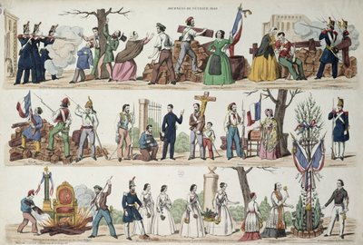 Události února 1848 od French School