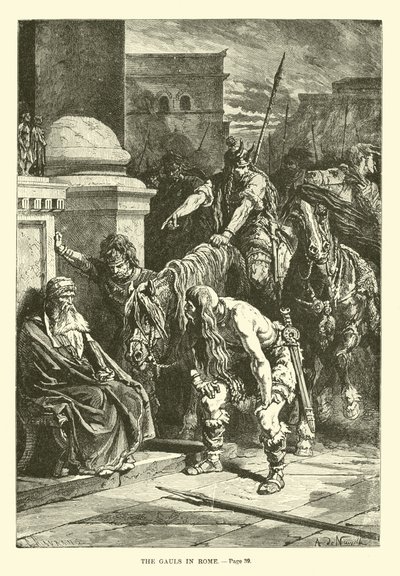 Galové v Římě od French School