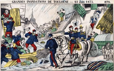 Velké povodně v Toulouse 23. června od French School