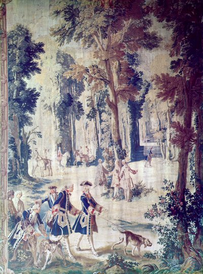 Hon na Ludvíka XV., gobelín, polovina 18. století (tapisérie) od French School