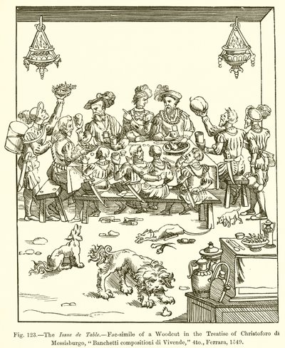 The Issue de Table od French School