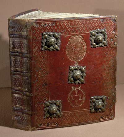 Livre Ferre z Cour des Comptes (kůže a pergamen) od French School