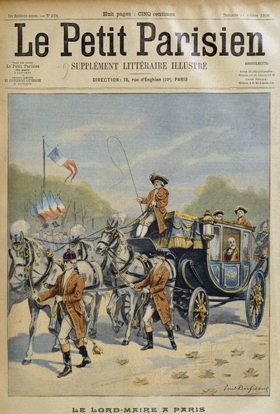 Primátor v Paříži - v „“Le Peute Parisien““ z 21.10.1906 od French School