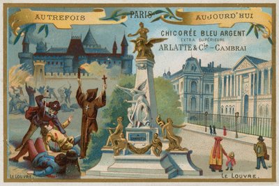 Louvre, Paříž od French School