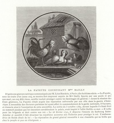 Markýz de Lafayette namlouvá Madame Bailly od French School