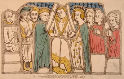 Sňatek Jindřicha VI. z Anglie a Markéty z Anjou v roce 1445, 1793 od French School