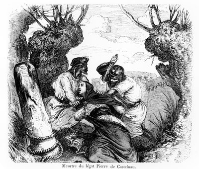 Vražda papežského legáta, Pierre de Castelnau, 1860-80 od French School