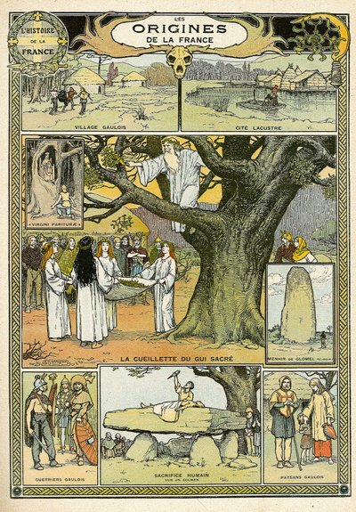 Původ Francie, z knihy "Histoire de France od French School