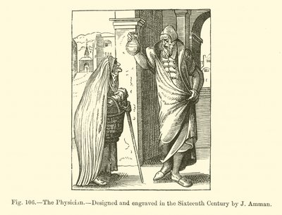 The Physician (rytina) od French School