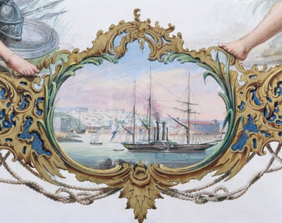 Přístav Sevastopol, 1854 od French School