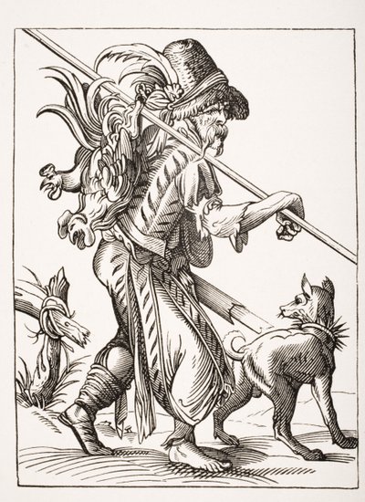 The Poulterer, po ilustraci ze 16. století, kterou nakreslil a vyryl Jost Amman (1539-91) z „Le Moyen Age et La Renaissance“ od Paula Lacroixe (1806-84) vydané v roce 1847 od French School