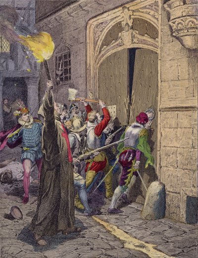 Masakr na svátek svatého Bartoloměje, Paříž od French School