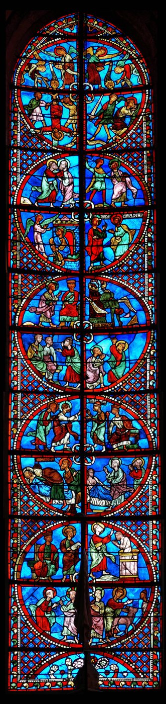 Okno sv. Petra a Pavla od French School