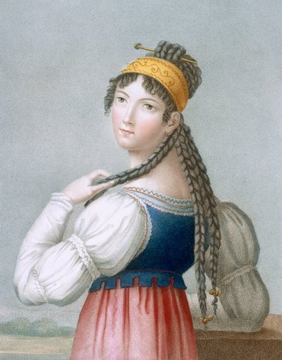 Živý Němec, vyryl L. Dibart od French School