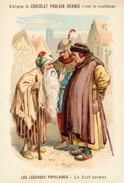 Putující Žid (chromolitho) od French School