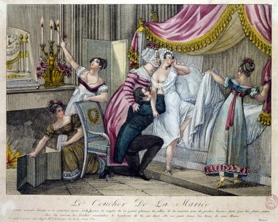 Svatební noc, kolem roku 1820 od French School