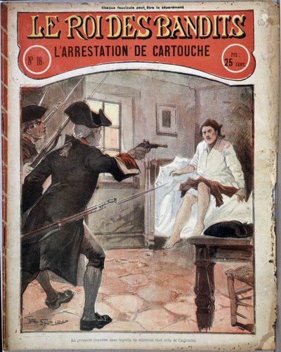 Zatčení Cartridge - v „Král banditů“, č. 16 od French School