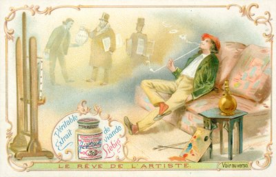 Umělcův sen (chromolitho) od French School