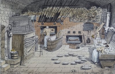 Pekař, ilustrace z Revue de lEducation Nouvelle od French School