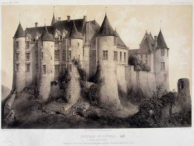 Hrad Luynes - Litografie od French School