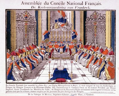 Duchovní Francie a Itálie se 9. června sešli v Paříži na shromáždění Francouzské národní rady od French School