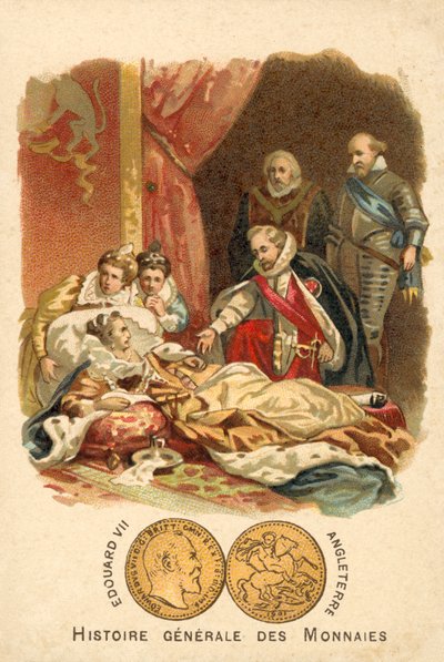 Smrt Alžběty I. Anglické, 1603 od French School