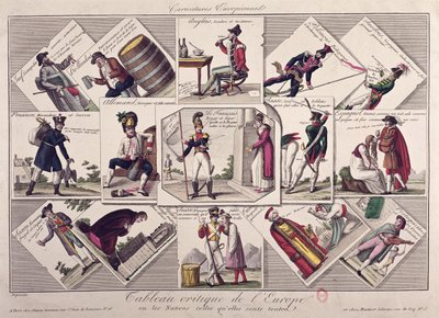 Různé národy Evropy, c.1810 od French School