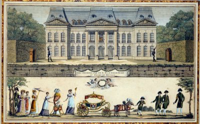 První kroky římského krále Napoleona II., vévody z Reichstadtu (1811-1832) a syna císaře Napoleona I. (1769-1821), meudonský tisk Sceaux z 19. století, muzeum Ile de France od French School