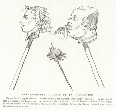 První oběti francouzské revoluce, červenec 1789 od French School