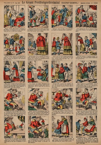 Obří Periferigerilerimini (barevná rytina) od French School