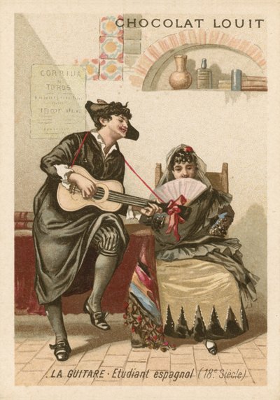 Kytara: Španělský student (18. století) od French School