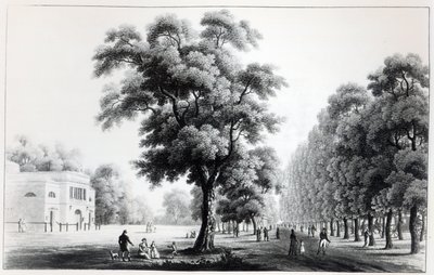 Hlavní třída v Prátru, Vídeň, 1821 od French School