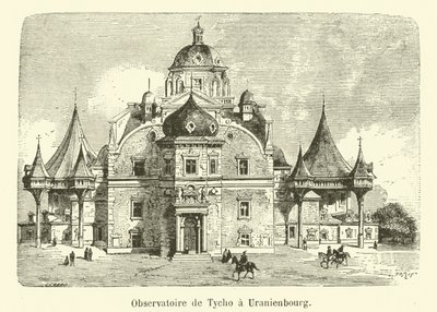 Observatoř Tycho Brahe v Uranienbourg (rytina) od French School