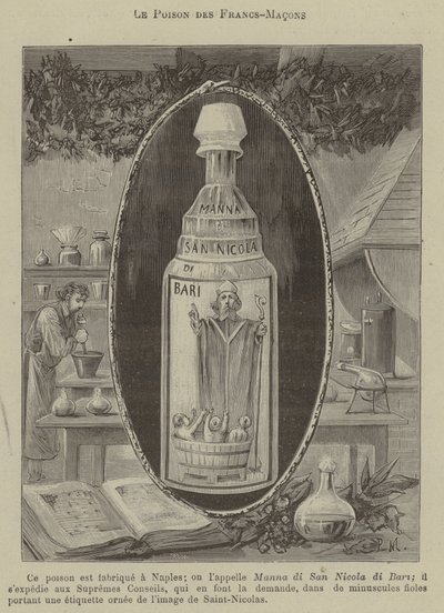 Jed svobodných zednářů (rytina) od French School