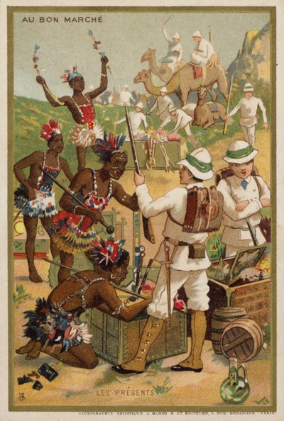 Dárky (chromolitho) od French School