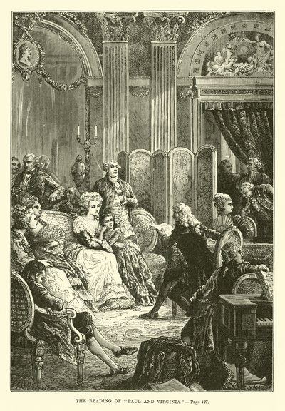 Čtení Pavla a Virginie od French School