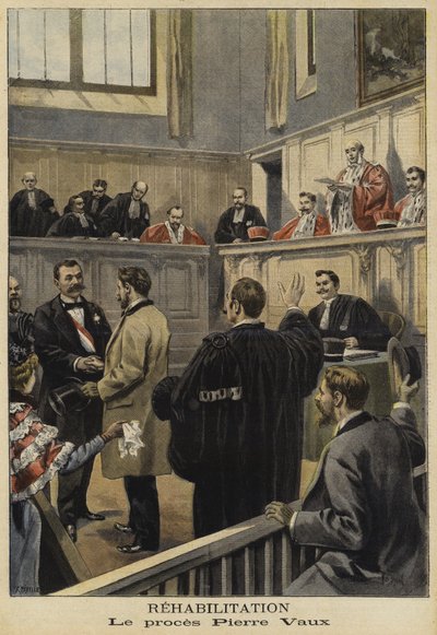 Rehabilitace Pierra Vauxe, Francie, 1897 od French School